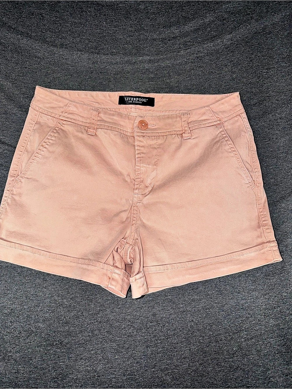Liverpool High Waist Pink Shorts Size 8